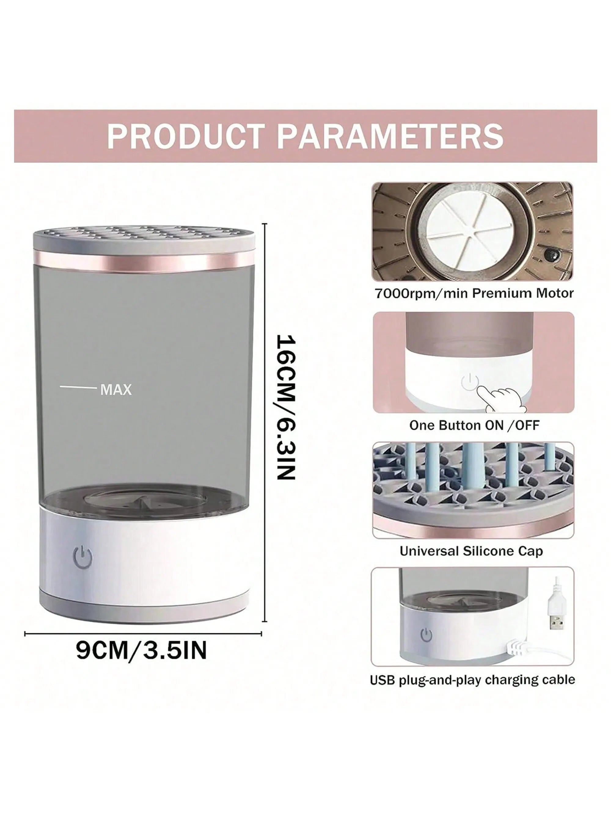 Makeup Brush Cleaner Machine
